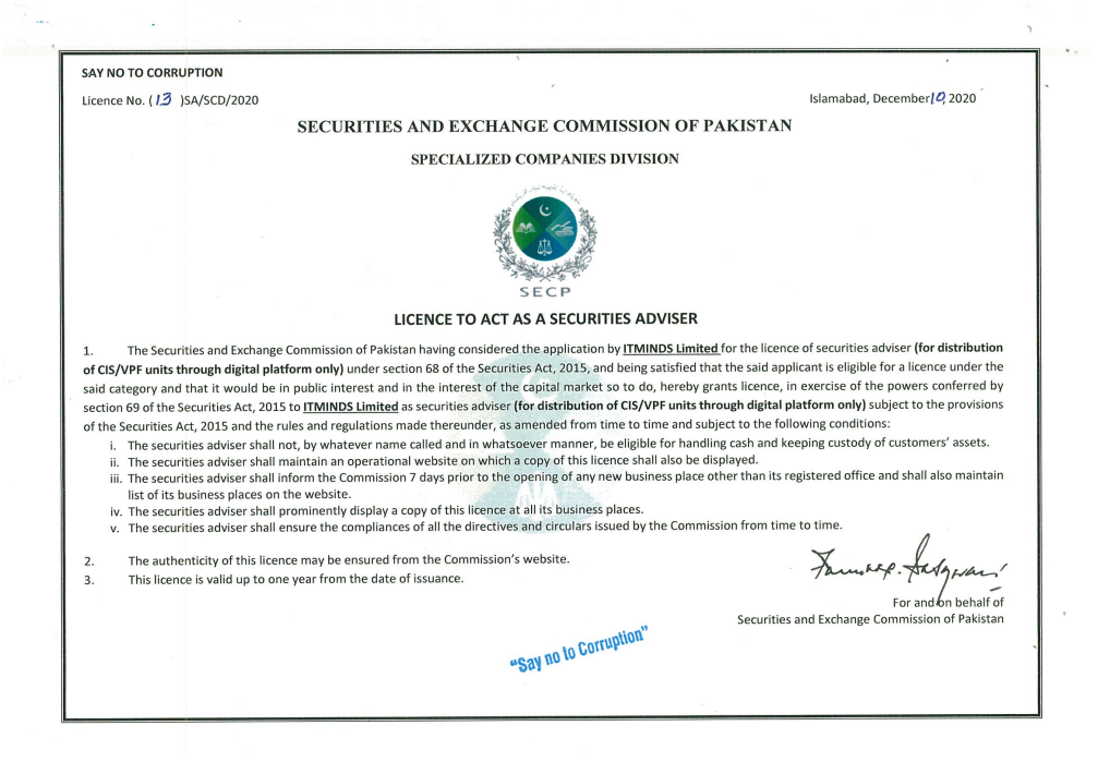 secp-licence