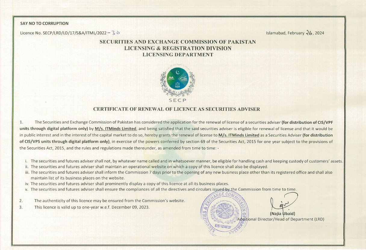 secp-licence